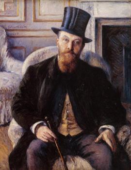 古斯塔夫 卡裡伯特 Portrait of Jules Dubois 古斯塔夫 卡裡伯特 Portrait of Jules Dubois